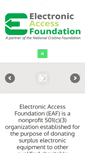 Mobile Screenshot of e-access.org